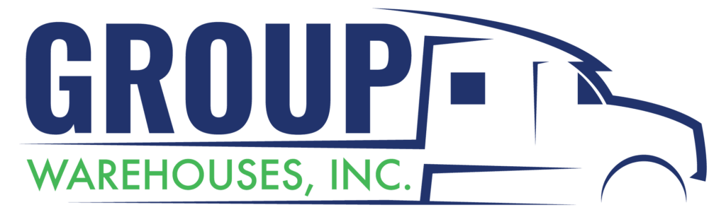 group warehouse truck logo warehousing supply chain logistics