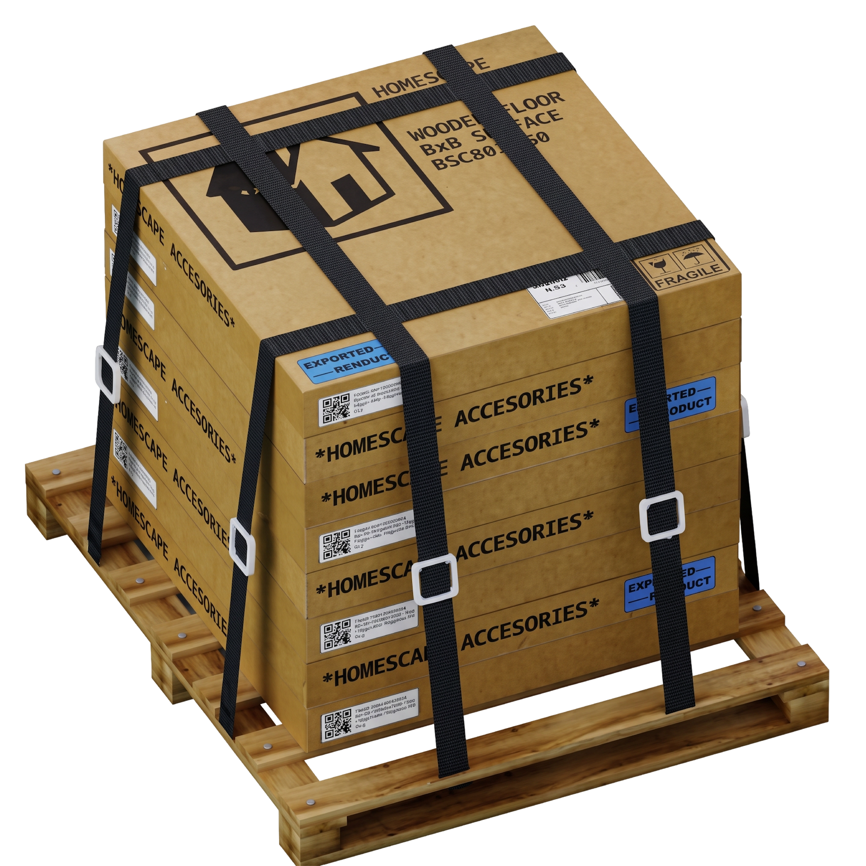 3d pallet 3d pallet of finished goods